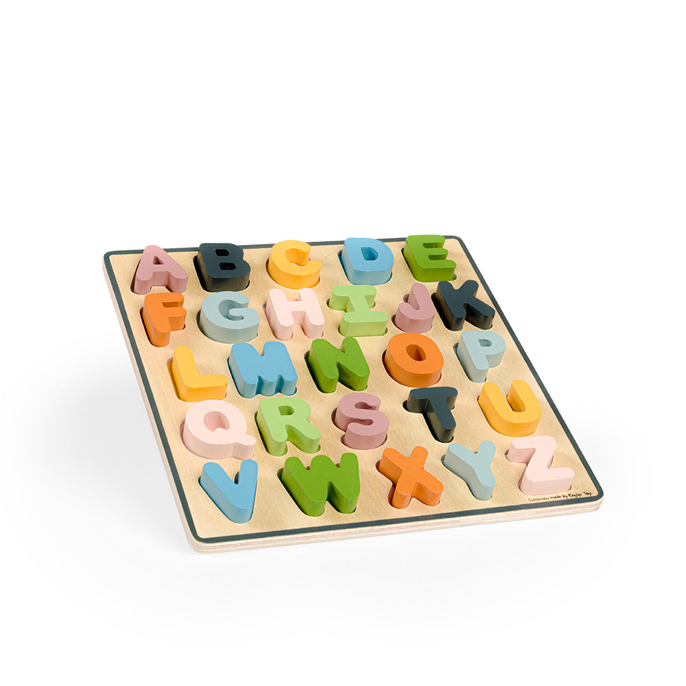 Fsc® Certified Wooden Alphabet Puzzle (uppercase) 