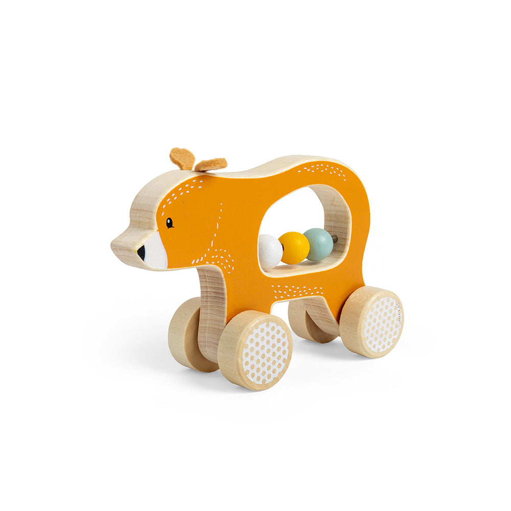 FSC® Certified Push Along Bear | Baby Toys | Bigjigs Toys