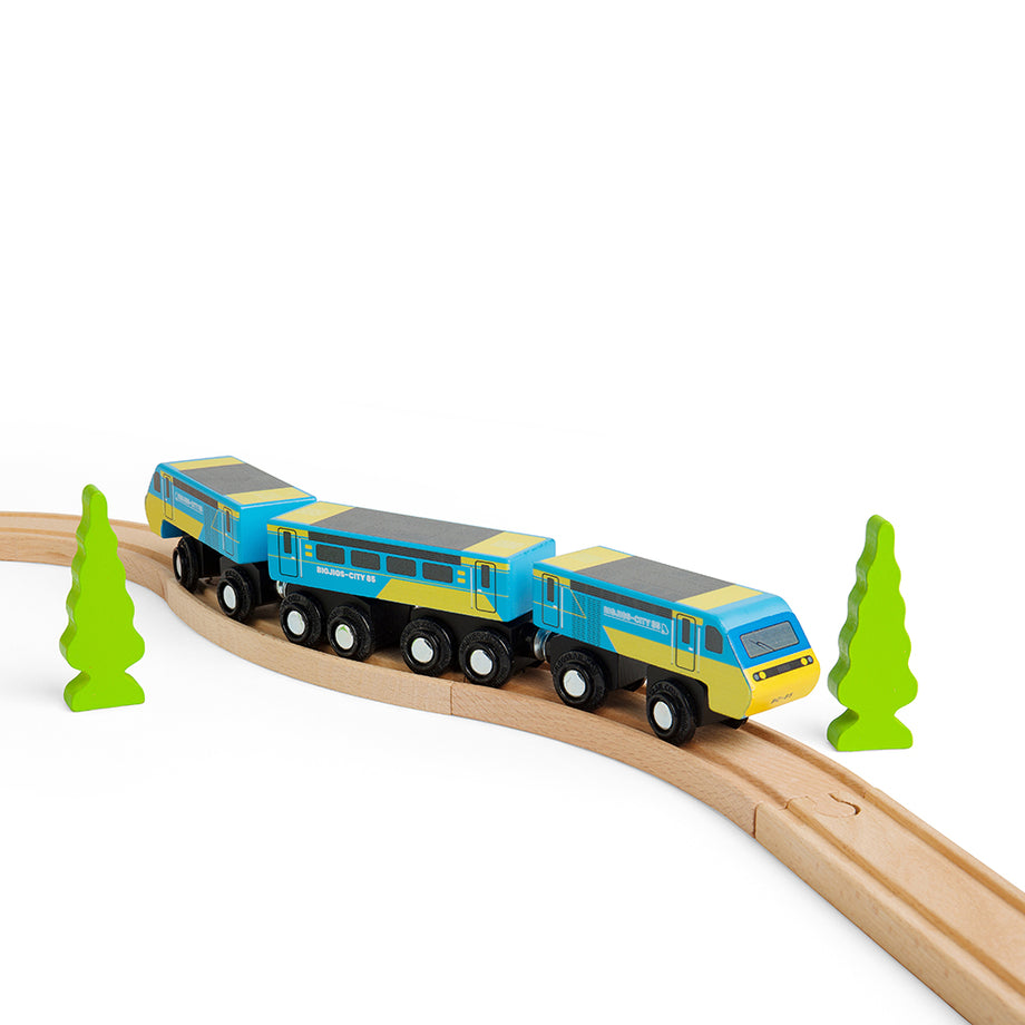 Intercity 125 Train Wooden Toy Train Bigjigs Rail Bigjigs Toys