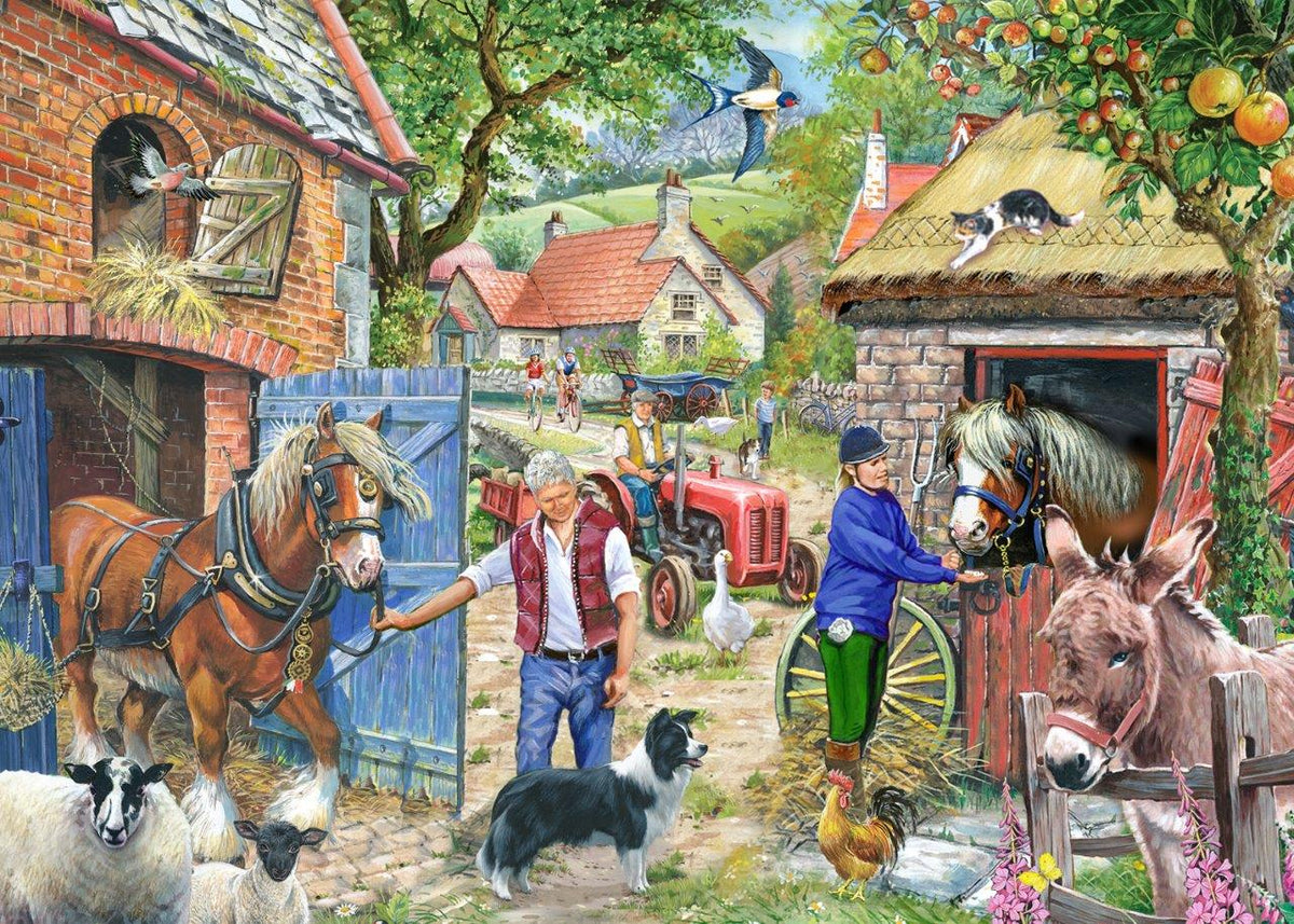 Appletree Lane | 1000 Piece | House of Puzzles – Bigjigs Toys