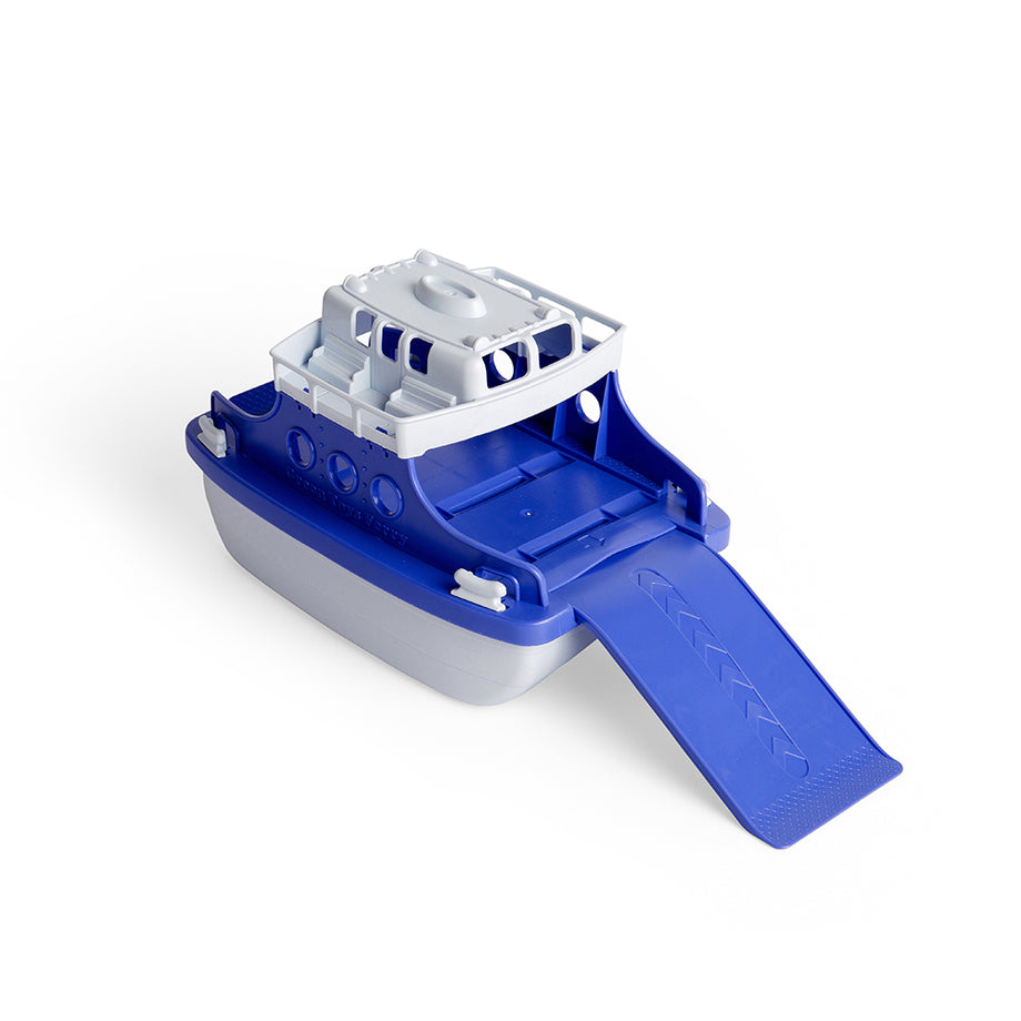 Green toy ferry boat online