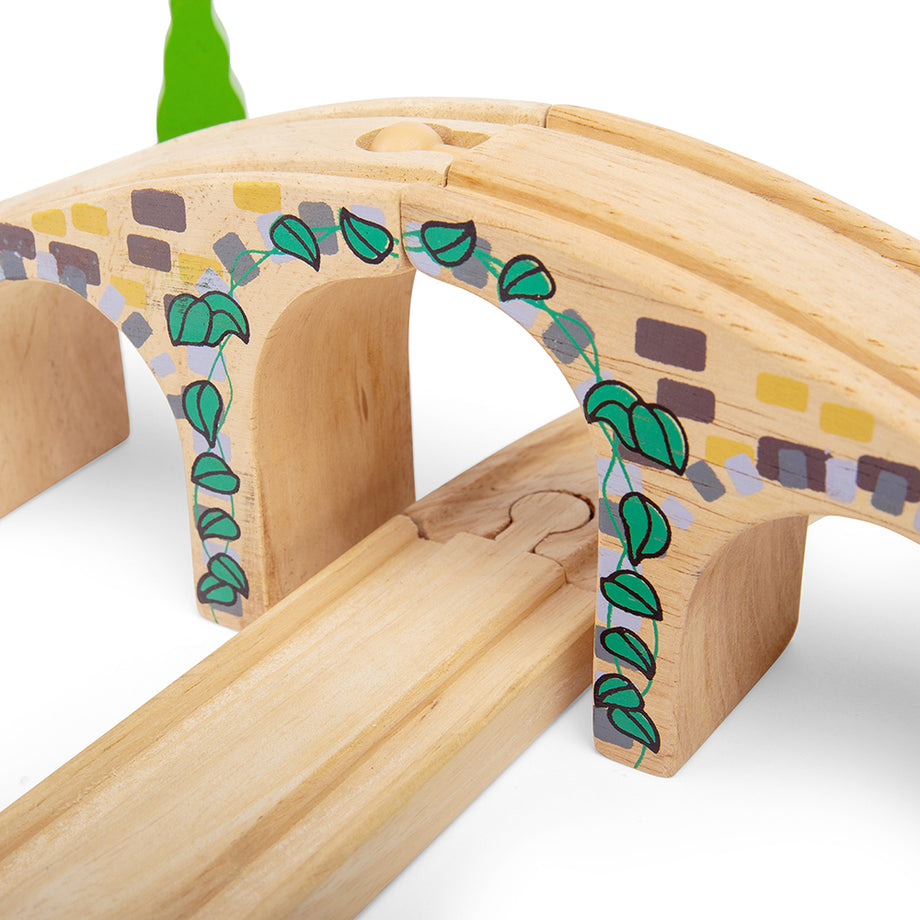 Three Arch Bridge | Wooden Train Accessories | Bigjigs Toys