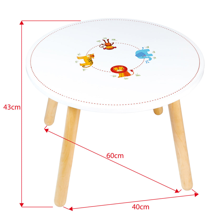 Childrens animal table and chairs best sale