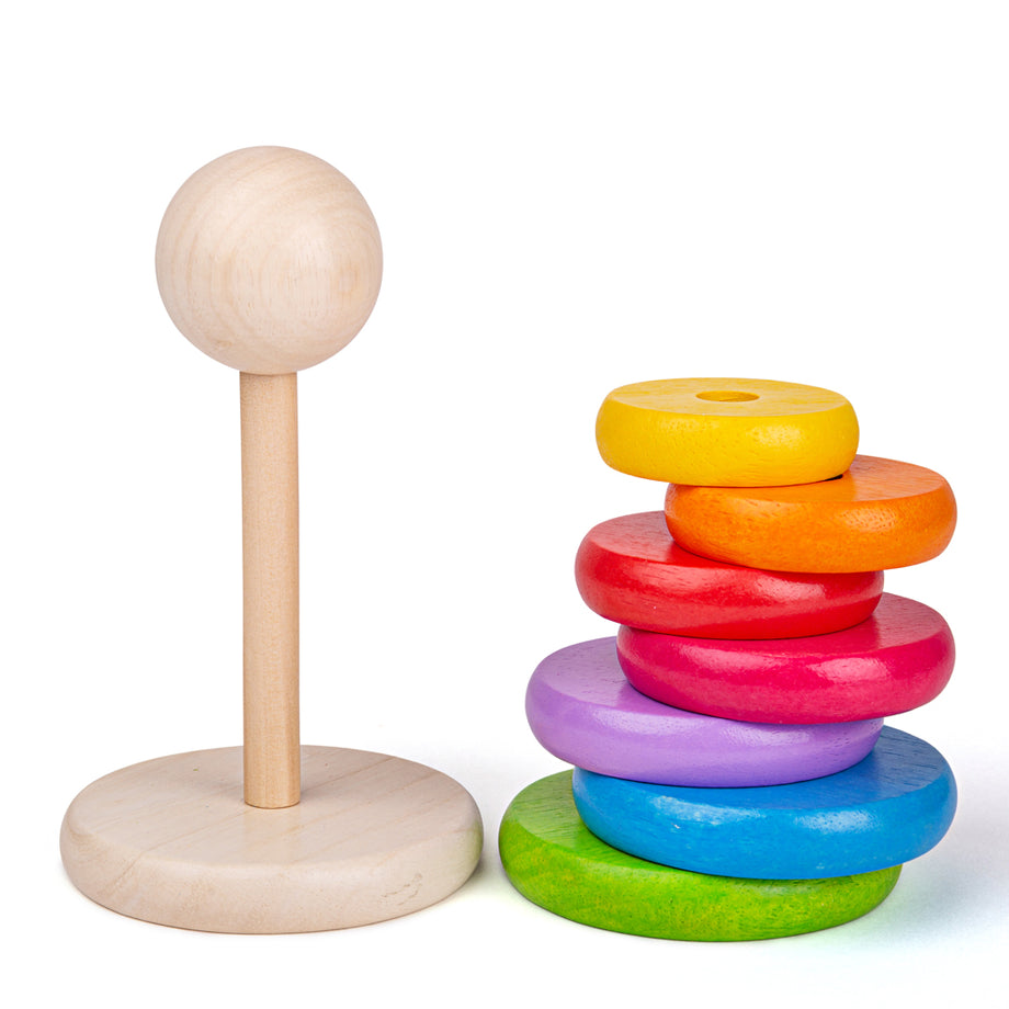 First Rainbow Stacking Toy, Wooden Stacking Toys