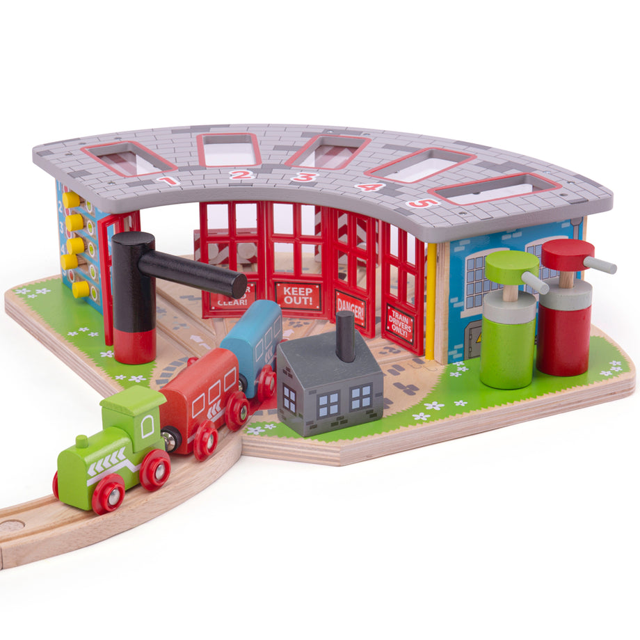 Bigjigs cheap train shed