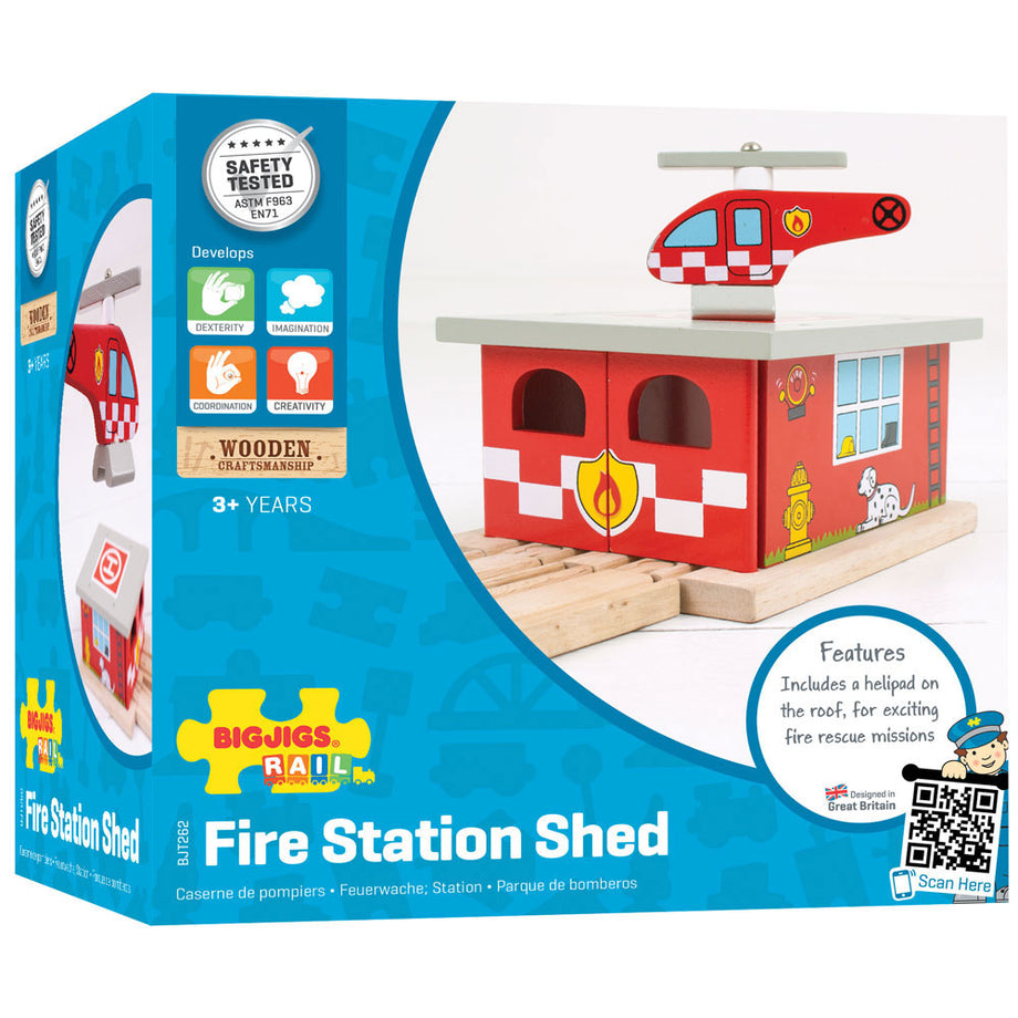 Bigjigs store fire station