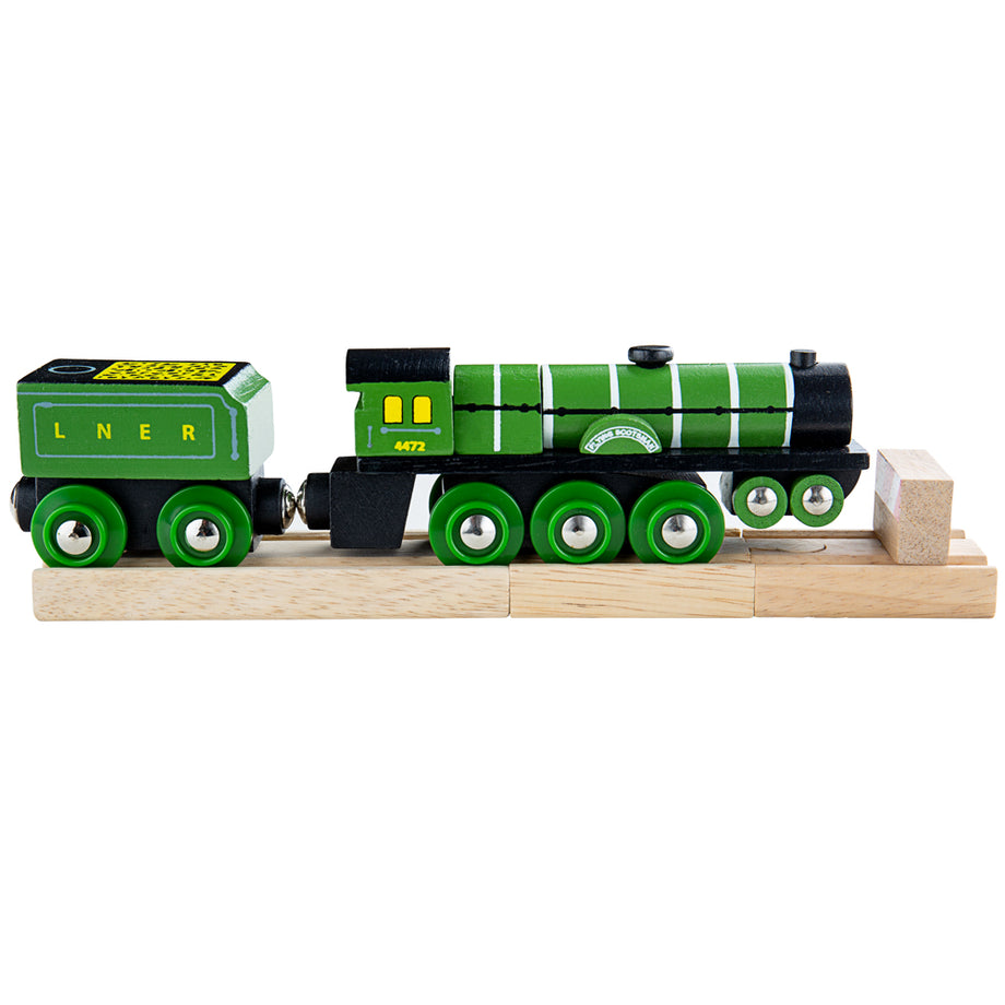 Flying Scotsman Toy Train Wooden Train Sets Bigjigs Toys