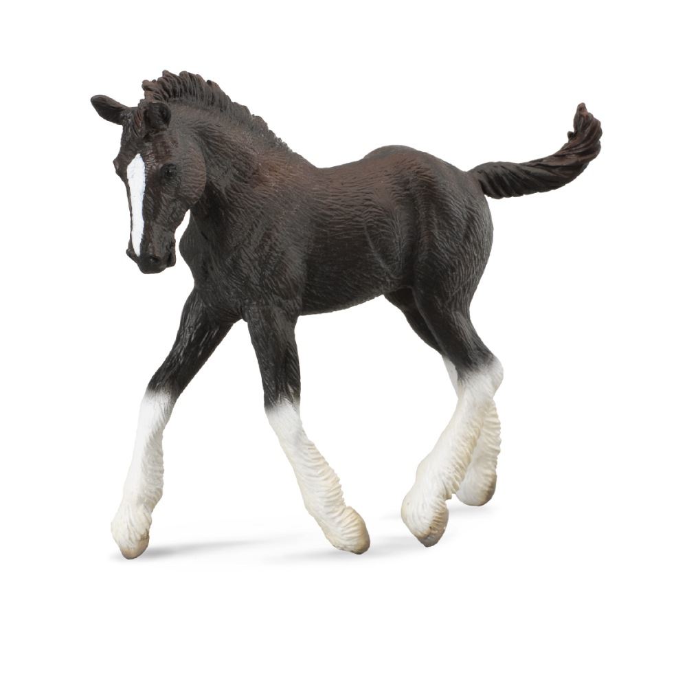 Collecta Shire Horse Foal Black