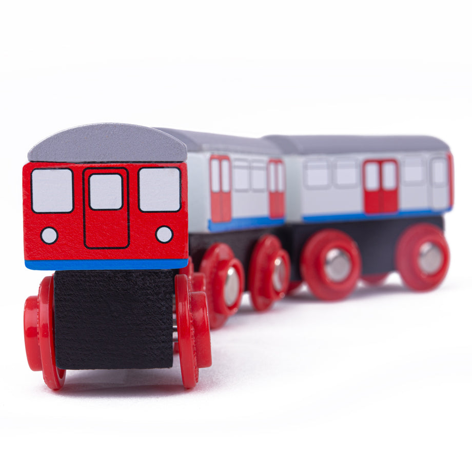 Tidlo London Underground Train Wooden Trains Bigjigs Toys